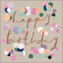 wenskaart woodmansterne - happy birthday - stippen