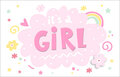 geboortekaartje - it's a girl