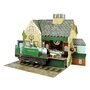 3D kaart - station met locomotief