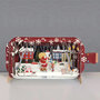 3D pop up kerstkaart - message in a bottle - kerstman met cadeaus