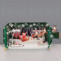 3D pop up kerstkaart - message in a bottle - kerstman in slee