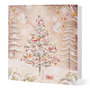 12 kerstkaarten noel tatt - merry christmas and a happy new year - kerstboom
