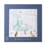 8 luxe kerstkaarten noel tatt - wishing you a merry christmas and a happy new year - konijnen