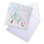 8 luxe kerstkaarten noel tatt - wishing you a merry christmas and a happy new year - konijnen