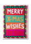 8 kerstkaarten - merry x-mas wishes to you