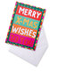 8 kerstkaarten - merry x-mas wishes to you