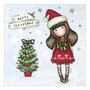 luxe kerstkaart Gorjuss - merry christmas - kerstmeisje