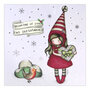 luxe kerstkaart Gorjuss - thinking of you at christmas