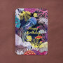 lasergesneden wenskaart blossom - happy birthday - koraal