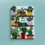 lasergesneden wenskaart blossom - new home - planten