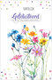 felicitatiekaart - hartelijk gefeliciteerd - veldbloemen