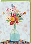 wenskaart correspondances - bloemenvaas