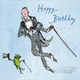 verjaardagskaart quentin blake -  happy birthday - dansen