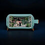3D pop up wenskaart  - message in a bottle - tuin