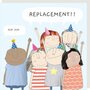felicitatiekaart rosie made a thing - hip replacement