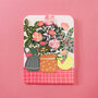 lasergesneden moederdagkaart blossom - bloemenpot - happy mother's day