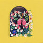 lasergesneden wenskaart blossom - lovebirds - happy anniversary