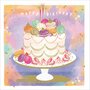 wenskaart woodmansterne - happy birthday - taart