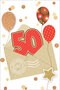 50 jaar - verjaardagskaart - happy birthday 