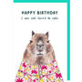 verjaardagskaart rosie made a thing - tipp top - happy birthday - told there'd be cake