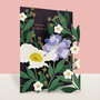 lasergesneden wenskaart blossom - bloemen - happy birthday
