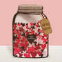 lasergesneden wenskaart blossom - harten - happy anniversary all my love