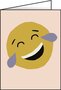 wenskaart piano small notecards - lachen