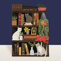 lasergesneden wenskaart blossom - katten tussen de boeken