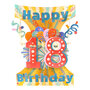 18 jaar - 3D kaart - swing cards - happy birthday