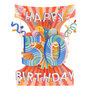 50 jaar - 3D kaart - swing cards - happy birthday