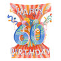 3D kaart - swing cards - 60 - happy birthday