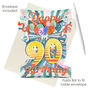 3D kaart - swing cards - 90 - happy birthday