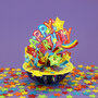 3D kaart - pirouettes cards - happy birthday - vallende sterren