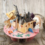3D kaart - pirouettes cards - purrrfect parcel - katten in doos