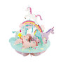 3D kaart - pirouettes cards - happy birthday - eenhoorns