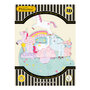 3D kaart - pirouettes cards - happy birthday - eenhoorns