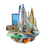 3D kaart - pirouettes cards - New York