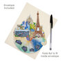 3D kaart - pirouettes cards - Parijs