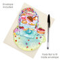 3D kaart - pirouettes cards - taartjes
