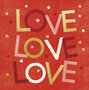 valentijnskaart woodmansterne - love love love