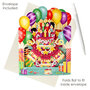 3D kaart - swing cards - verjaardagstaart