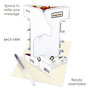 3D kaart - swing cards - katten in boekenkast