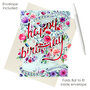 3D verjaardagskaart - swing cards - happy birthday