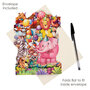 3D kaart - swing cards - circus dieren