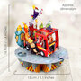 3D kaart - pirouettes cards - brandweerauto