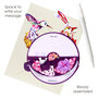 3D kaart - pirouettes cards - kolibries