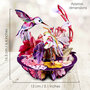 3D kaart - pirouettes cards - kolibries