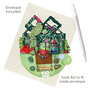 3D kaart - pirouettes cards - geheime tuin