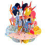 3D kaart - pirouettes cards - girls just wanna have fun