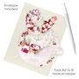 3D kaart - pirouettes cards - trouwkaart - taart